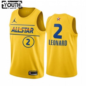 NBA Los Angeles Clippers Trikot Kawhi Leonard 2 2021 All-Star Jordan Brand Gold Swingman - Kinder
